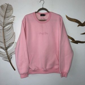 lonely ghost crew neck hoodie